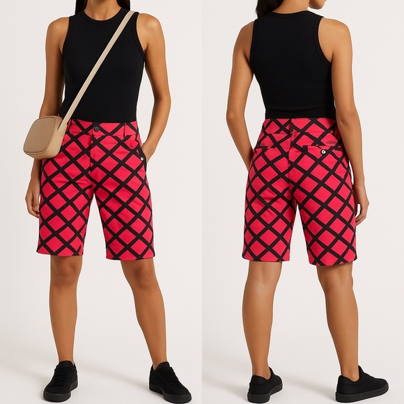 🔥 MUST HAVE! Women's Adidas ClimaLite Quick-Dry Nylon Bermuda Shorts - Size 4 - Picture 1 of 8